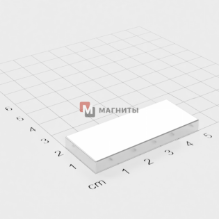 50 x 20 x 5 mm - Прямоугольный магнит