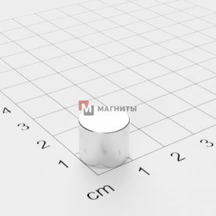 Ø D12 mm х H10 mm  DN - Магнит Шайба