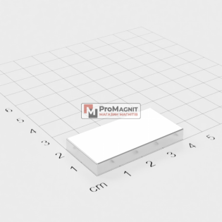 40 x 20 x 5 mm - Прямокутний магніт