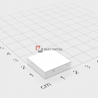 20 x 20 x 5 mm - Квадратный Магнит
