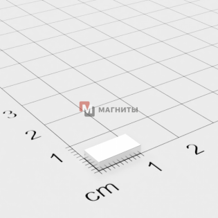 10 x 5 x 2 mm - Прямоугольный магнит