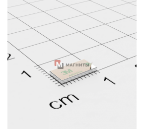 10 x 5 x 1 mm (самоклейка) - Прямоугольный магнит