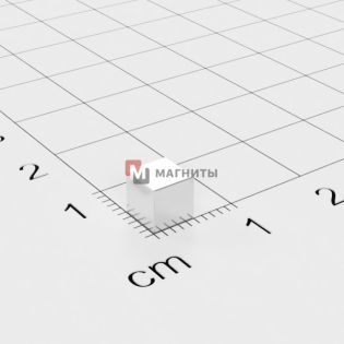 5 x 5 x 5 mm - Магнит Куб