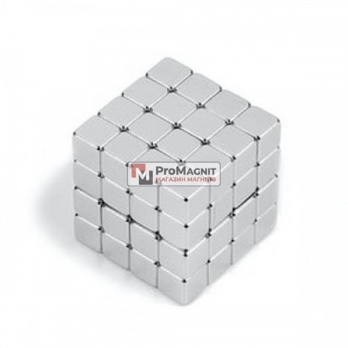 3 x 3 x 3 mm - Магнит Куб
