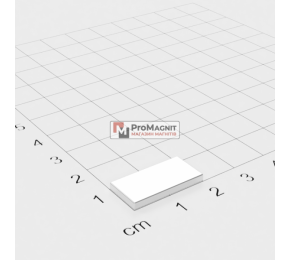 20 x 10 x 2 mm - Прямокутний магніт