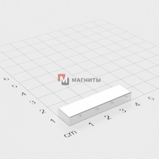 40 x 10 x 5 mm - Прямоугольный магнит