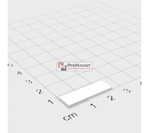 25 x 10 x 1 mm - Прямокутний магніт