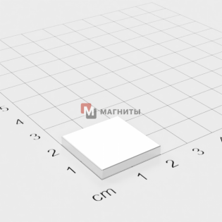 20 x 20 x 3 mm - Квадратный Магнит