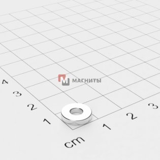 Ø D10 - 5 х H2 mm - Магнит Кольцо