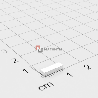 10 x 3 x 2 mm - Прямоугольный магнит