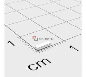 5 x 1,5 x 1mm - Прямоугольный магнит