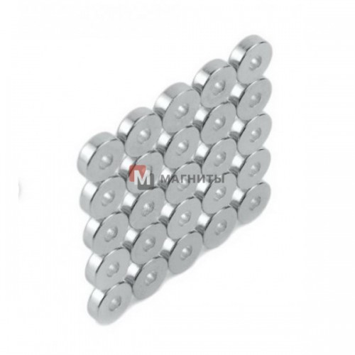 Ø D6 - 2 х H2 mm - Магніт Кільце