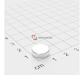 Ø D12 mm х H4 mm - Магніт Шайба