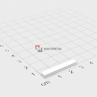 30 x 5 x 2,5 mm - Прямоугольный магнит