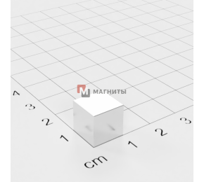 10 x 10 x 10 mm - Магнит Куб