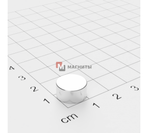 Ø D12 mm х H6 mm - Магніт Шайба
