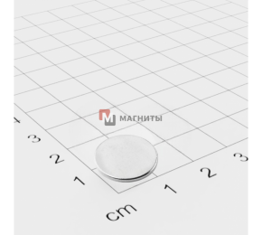 Ø D16 mm х H1 mm - Магніт Шайба