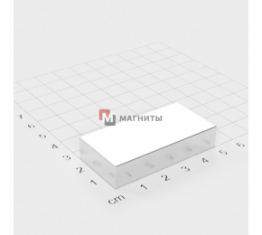 50 x 25 x 10 mm DN - Прямоугольный магнит