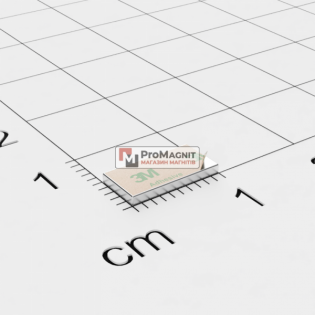 10 x 5 x 1 mm (самоклейка) - Прямоугольный магнит