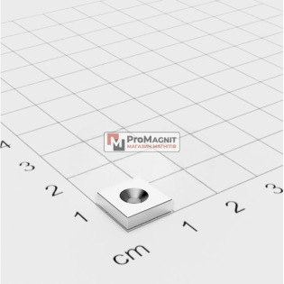 10 x 10 x 3 - 7/3 x 1 - Квадратный Крепежный Магнит