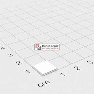 10 x 10 x 1 mm - Квадратний Магніт