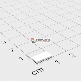 10 x 5 x 1 mm - Прямокутний магніт