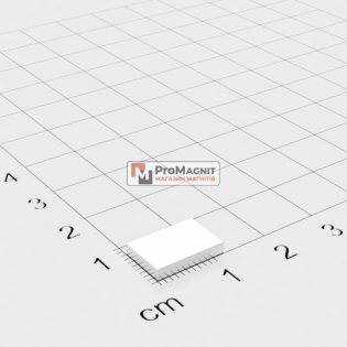 12 x 8 x 2 mm - Прямокутний магніт