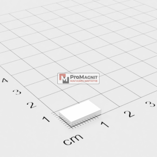 15 x 6 x 2 mm - Прямоугольный магнит