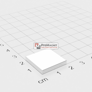 20 x 20 x 3 mm - Квадратный Магнит