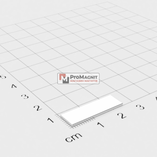 25 x 10 x 1 mm -Прямоугольный магнит