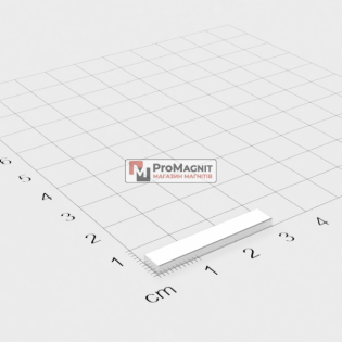 30 x 5 x 2,5 mm - Прямоугольный магнит
