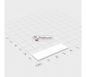 40 x 10 x 2 mm - Прямокутний магніт