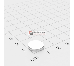Ø D13 mm х H2 mm - Магніт Шайба