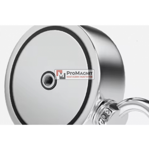 Двухсторонний поисковый магнит  F800x2 Premag D130мм