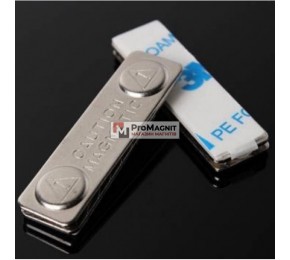 Крепление для бейджа на 2 магнита (основа металл)