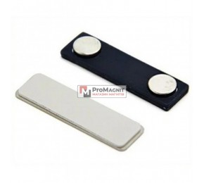 Крепление для бейджа на 2 магнита (основа пластик)