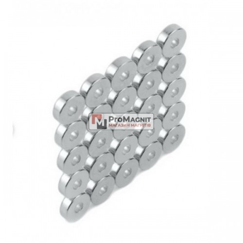 Ø D6 - 2 х H2 mm - Магнит Кольцо