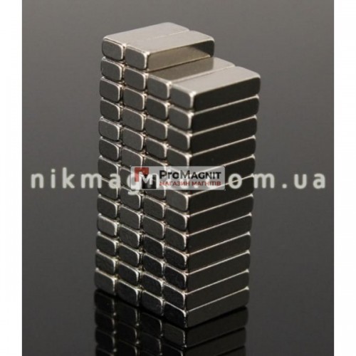 25 x 10 x 6 mm - Прямоугольный магнит