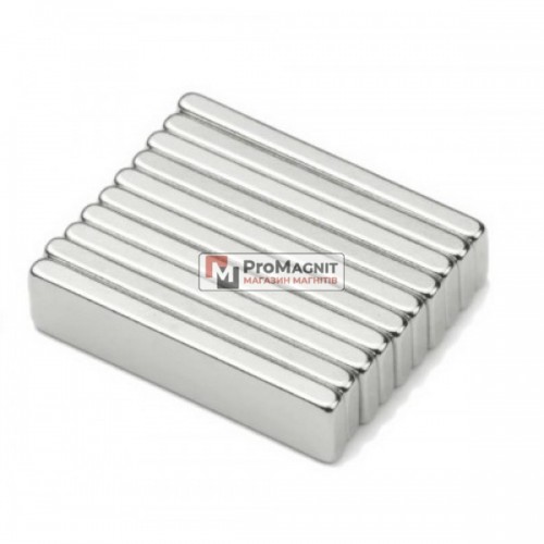 40 x 5 x 2 mm - до 150 °С - Прямоугольный магнит 38SH